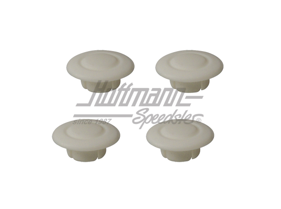 Door-hinge plugs, 4 pieces, white | 311 831 439 A Satz | 020-5269-13