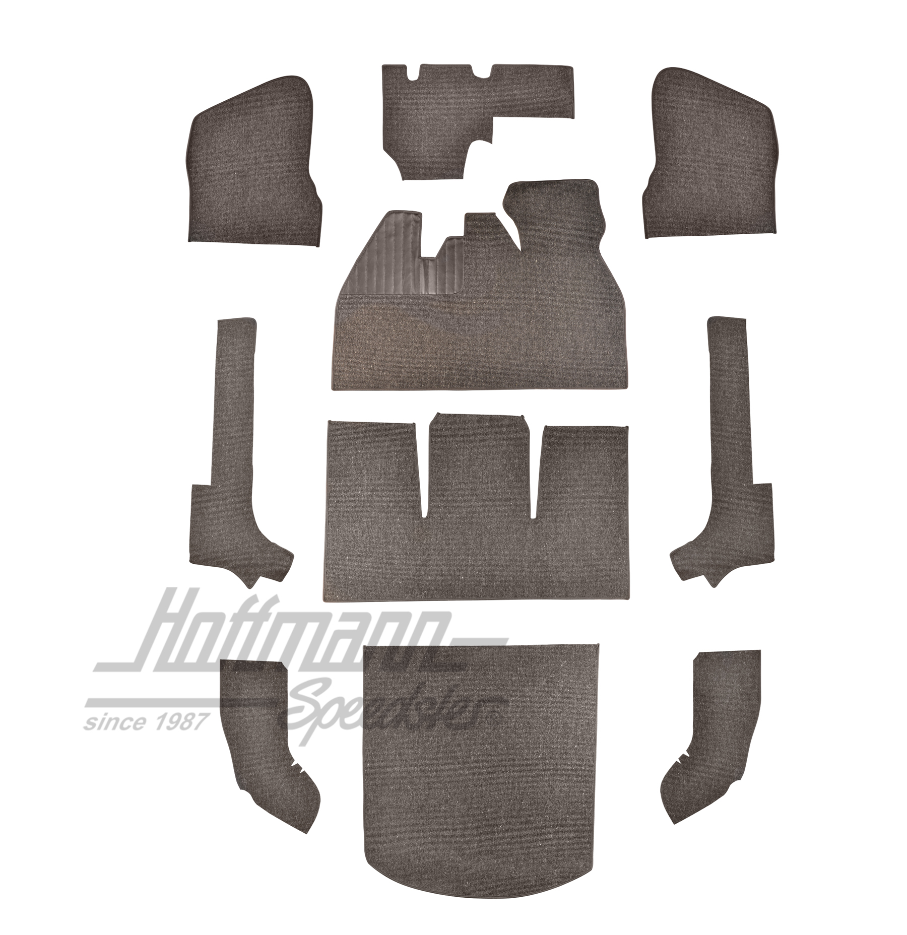 Carpet kit, Convertible, 56-64, hair yarn (10), anthracite |  | 026-5042-02