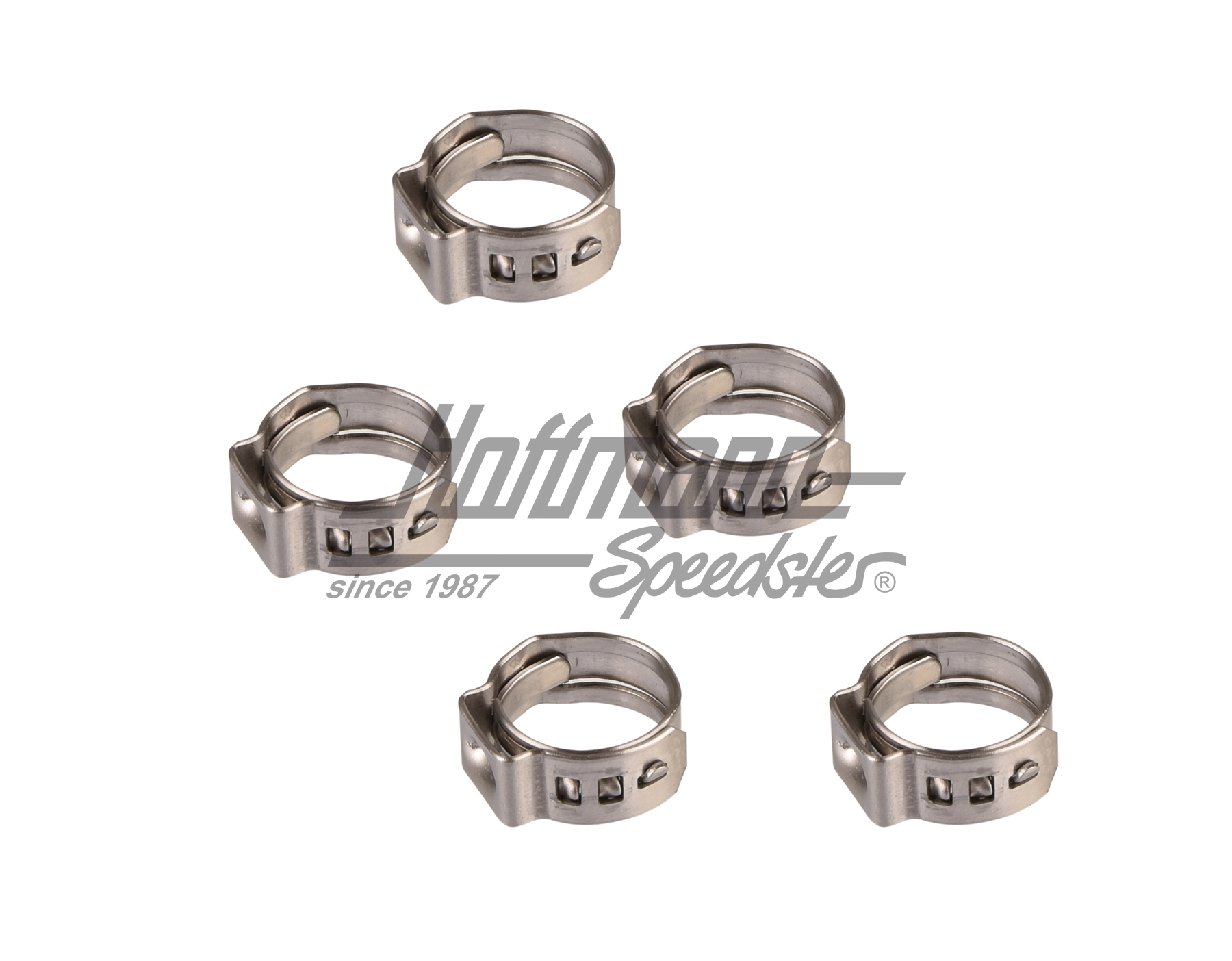 Single-ear clamps, adjustable, 10.3-12.8mm | --- --- --- | 020-0505-14