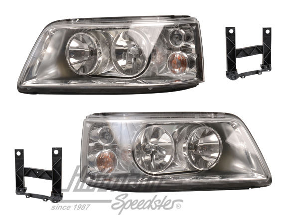 Headlight set, Bus T5, clear, left/right                                                            