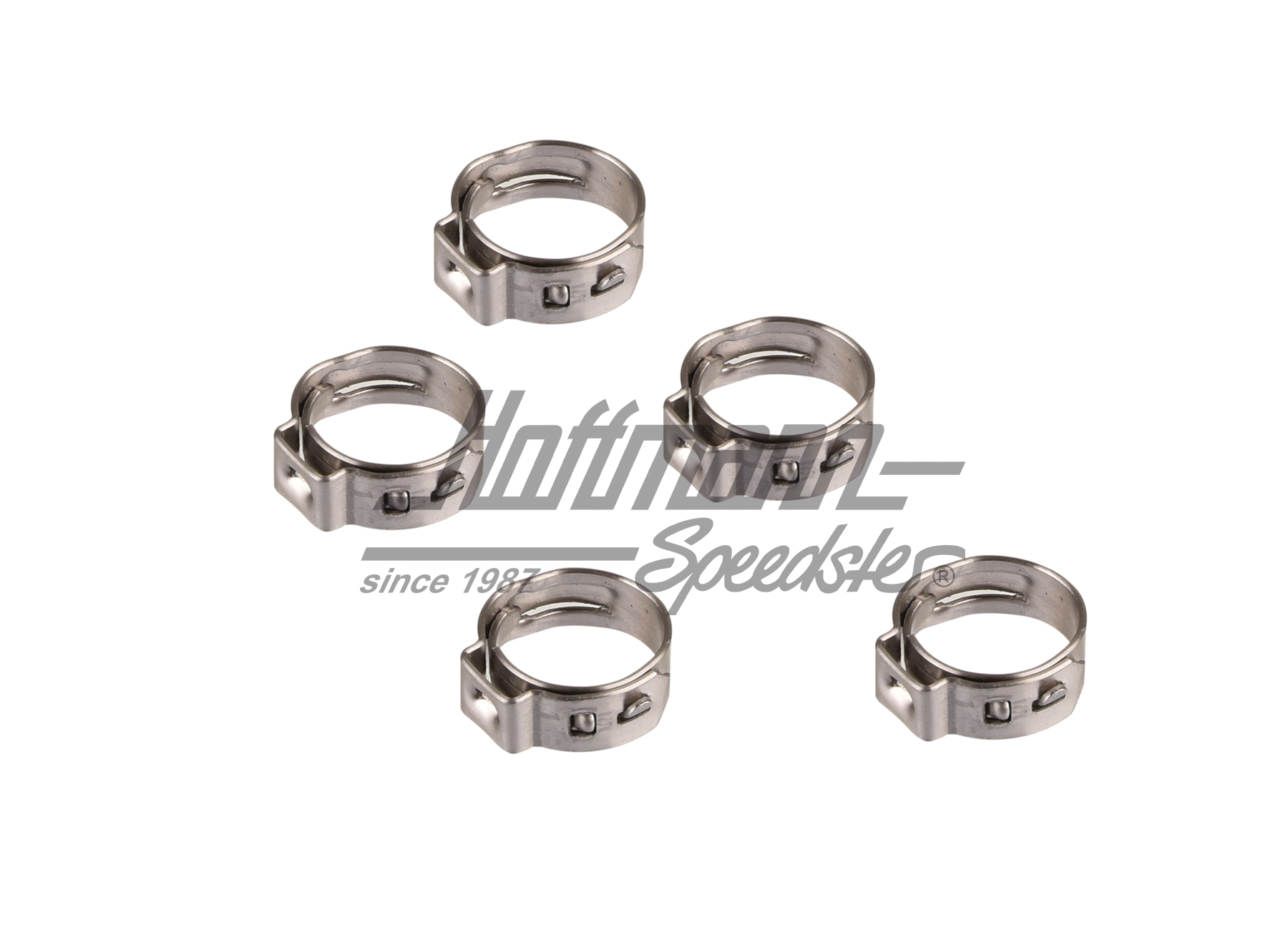 Single-ear clamps, adjustable, 9.6-11.3mm | --- --- --- | 020-0505-10