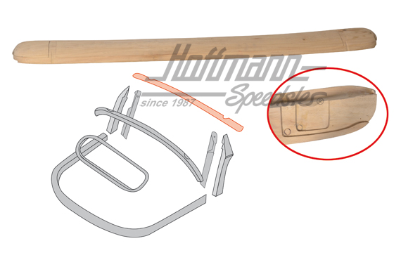 Front header bow (solid wood), -7.57 | 151 871 189 A | 020-4599