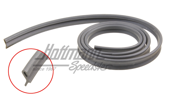 Door seal, front to A-column, 550mm                                                                 