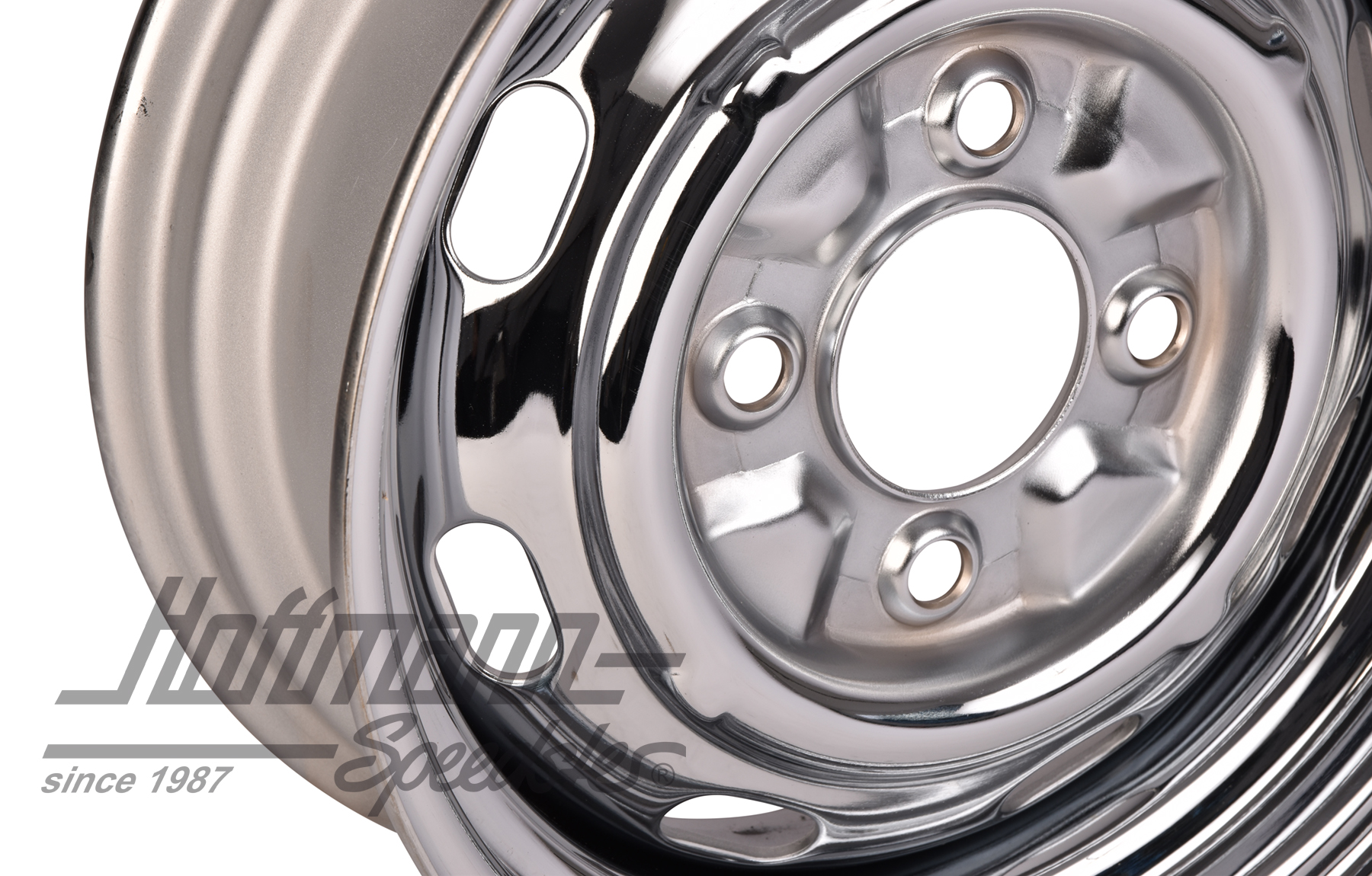 Steel wheel, chromed, 5.5x15, ET/offset 25                                                          