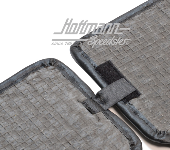 Floor mat, coco, .55-.59, red/black                                                                 