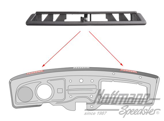 Air nozzle, left/right, 8.70- | 113 819 635 A | 020-1866