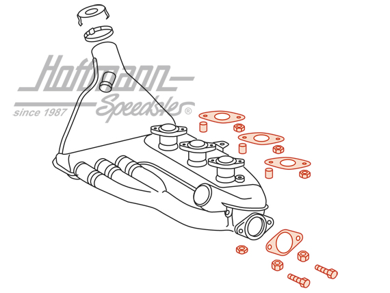 Mounting kit, heat exchanger, -.75                                                                  