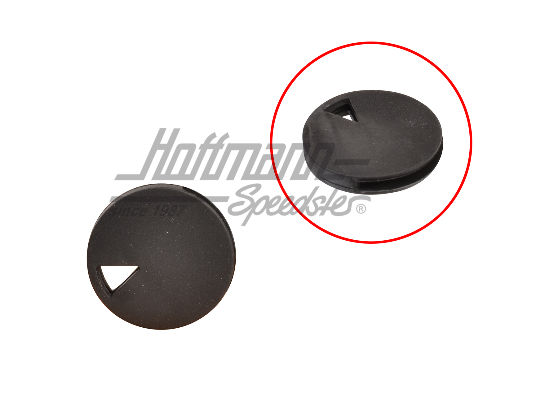 Key fob, round | 111 837 230 R | 020-2475-26