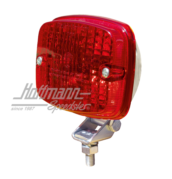 Rear fog lamp, metal housing, chromed | 2NE 003 030-151 | 020-4473-20