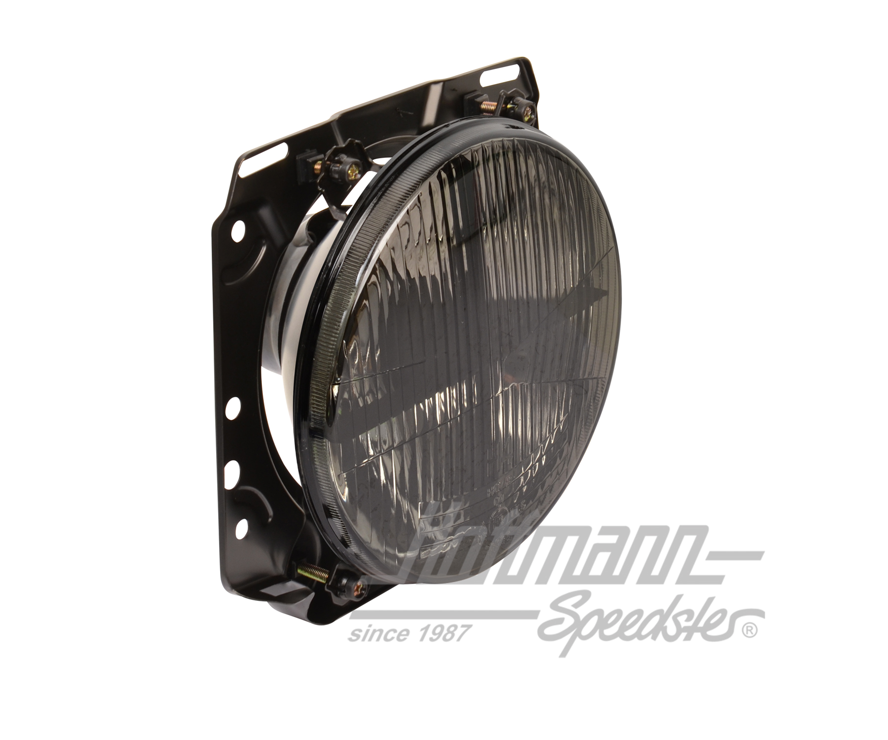 Headlight set, H4, Golf 2, smoked/crosshairs                                                        