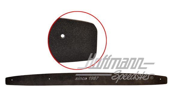 Header bow trim, -74, black | 141 871 613 A BK | 060-4101-02