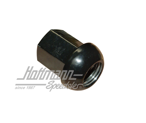 Wheel nut, aluminium, black, for Fuchs wheels | 911 601 881 BLACK | 580-7205-03