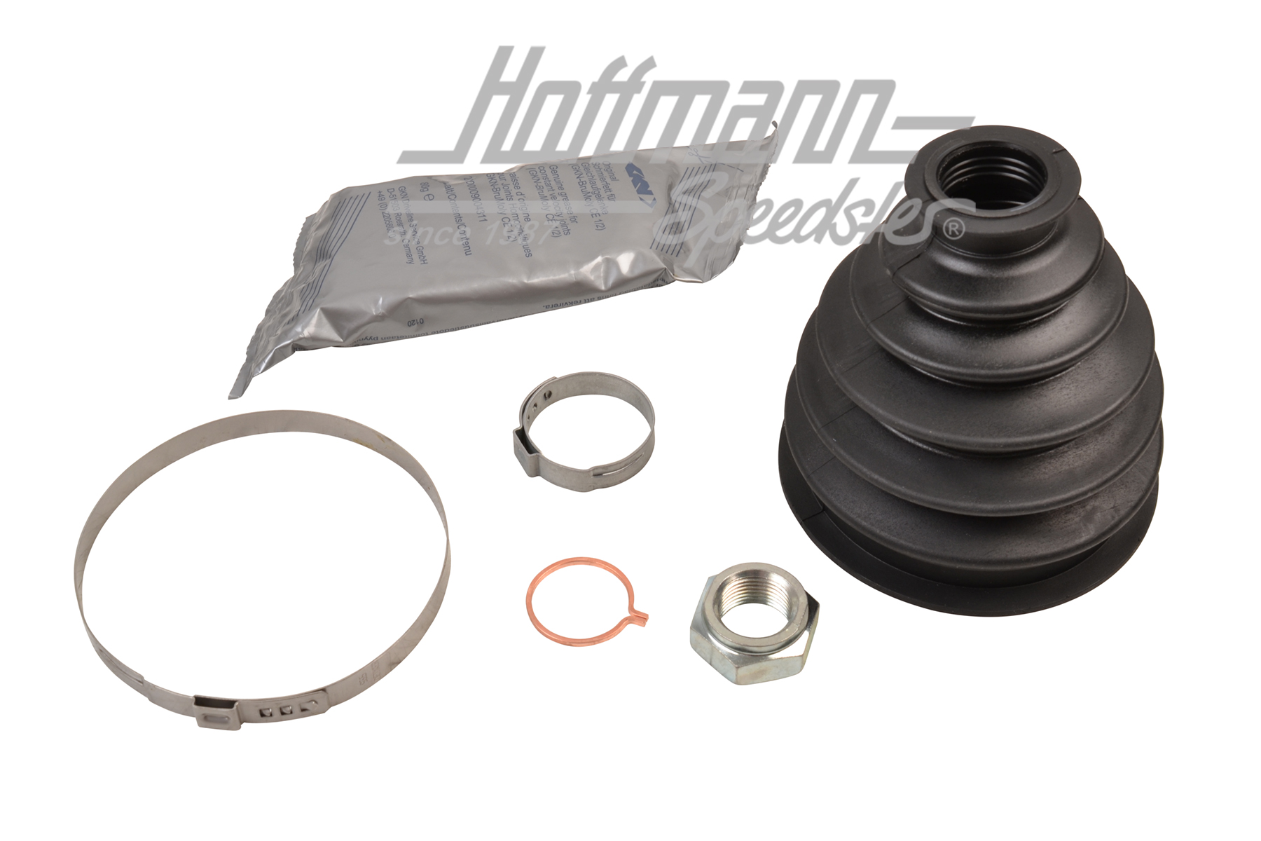 Axle boot, outer, front, with accessories | 251 498 203 F | 330-2454