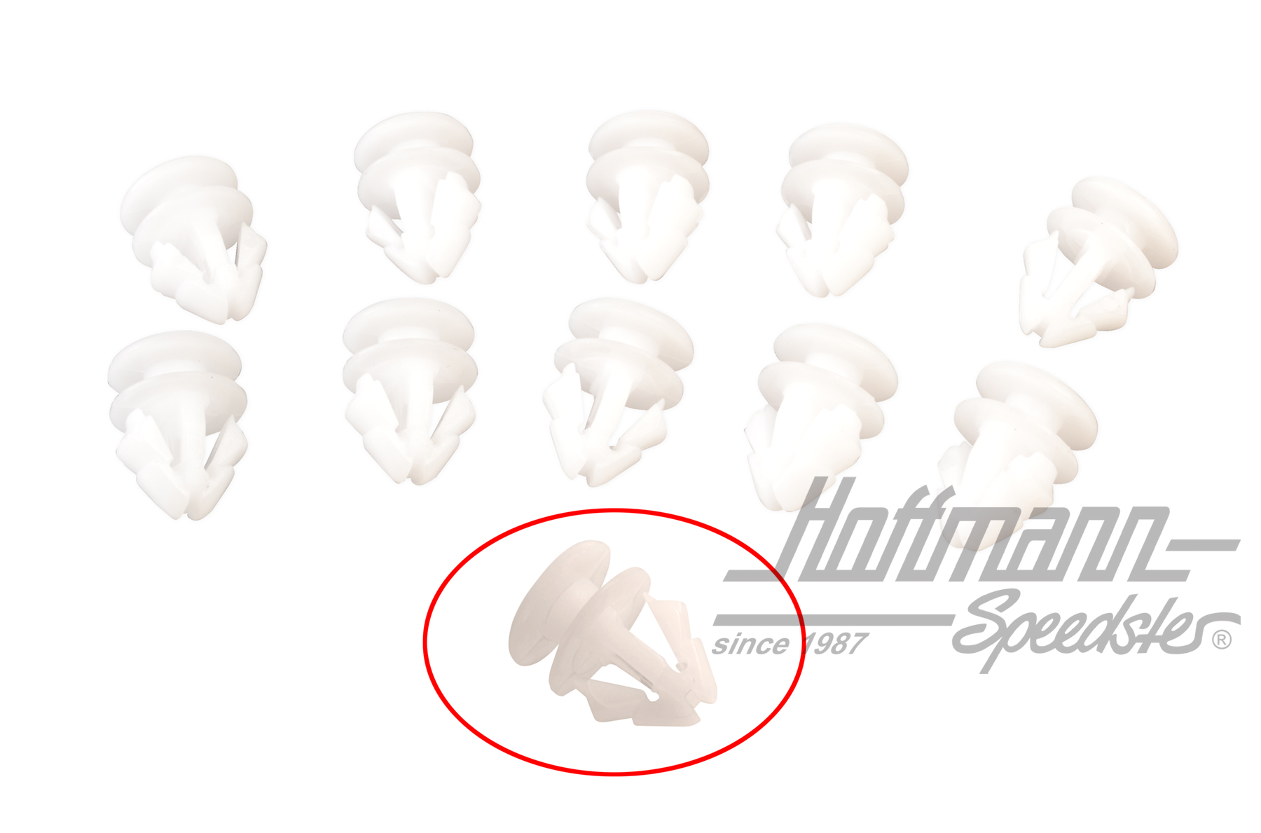 Clip, wide moulding, 90-92/97 (10 pcs.) | 191 853 585 A | 208-1142-15