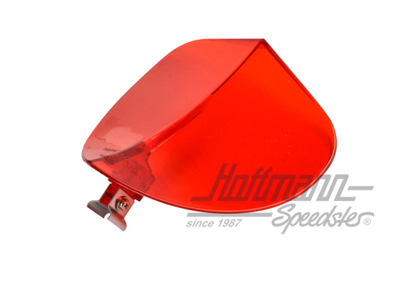 Eddy deflector "Wirbulator", front window, red                                                      