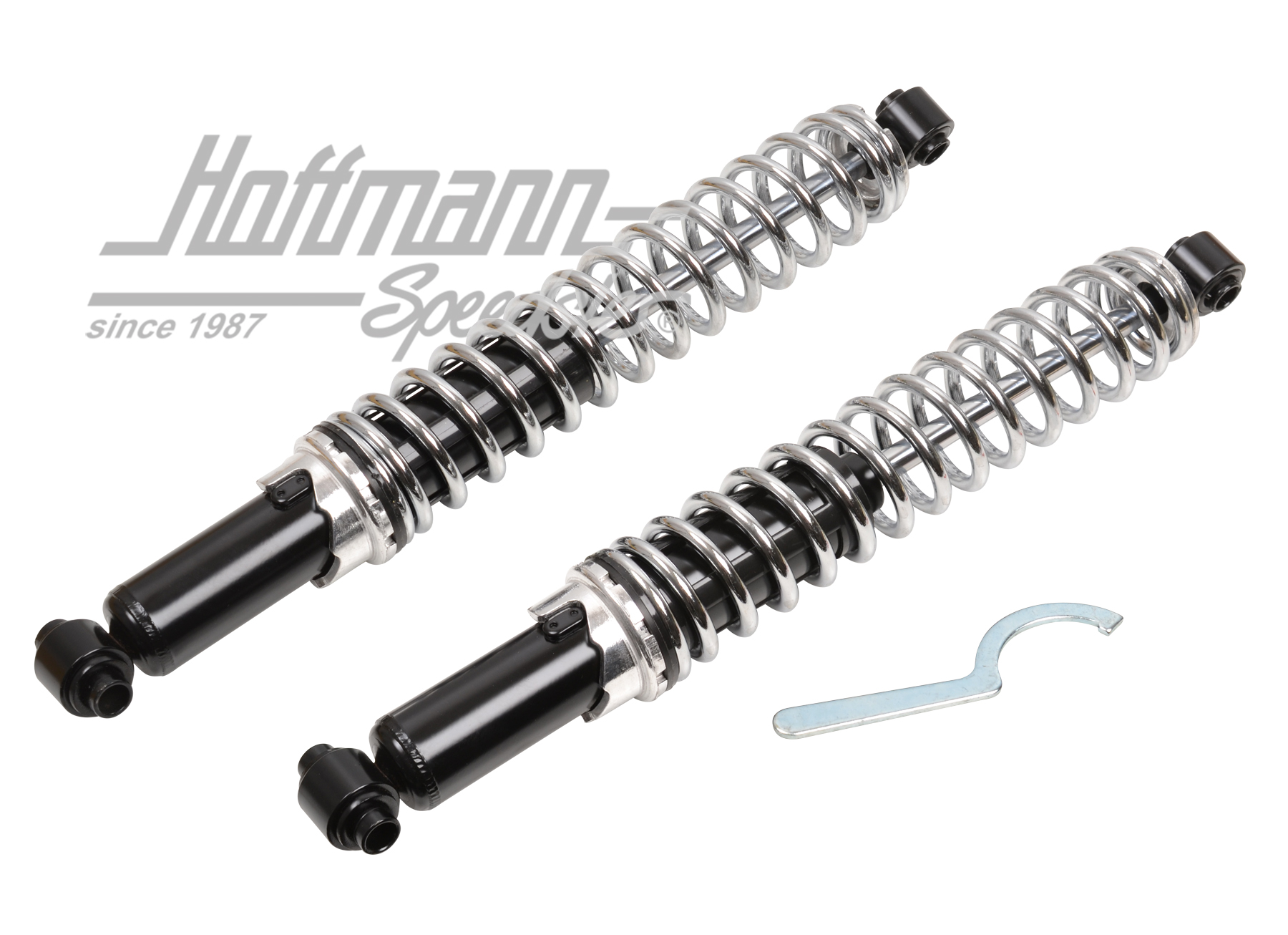 Shock absorber, rear, chromed spring, black | AC 513 001 | 020-4217-30