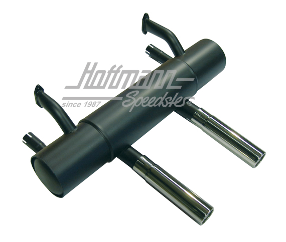 Sports exhaust, 356 A,B,C, 1.6, 2x63mm | PO-92104 | 510-0108