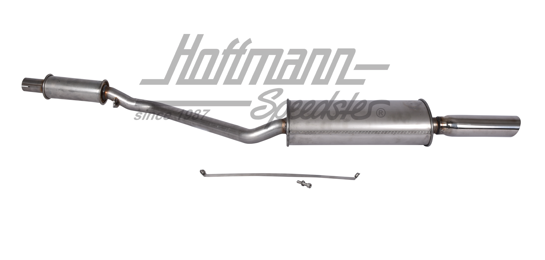 Exhaust, standard, stainless steel, 924, 2.0                                                        