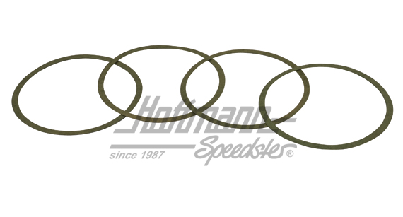 Gaskets, cylinder base, 87x96x0.2mm                                                                 