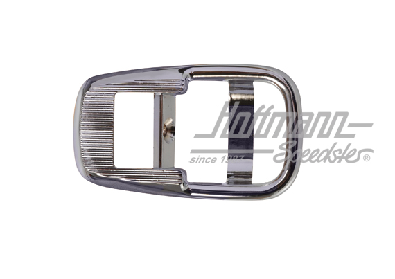 Door pull screen, metal / chromed, 8.68- | 211 837 097 CH | 098-0335