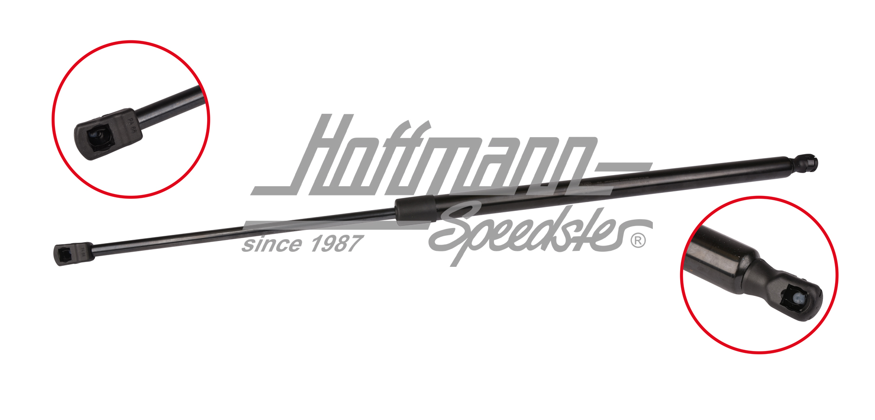 Gas-pressure damper, hatchback, Bus T4, 7.92-6.03 | 7D0 829 331 G | 408-1103