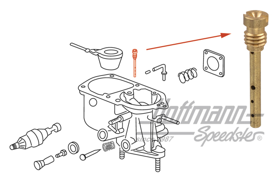 Compensating jet, 145, 28 PICT/28 PICT-1/2 | 113 129 435 A | 020-1316-52