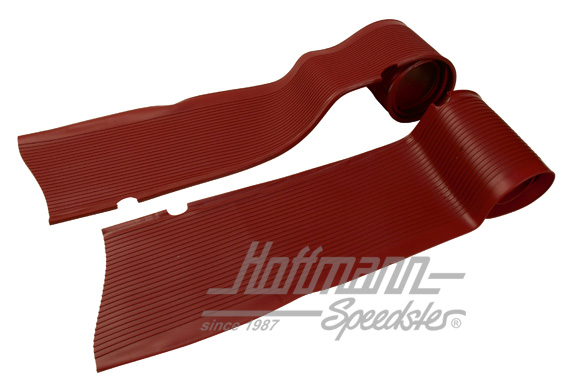 Running-board cover, ruby red | 111 821 531 A / 532 A rot | 020-2098-11