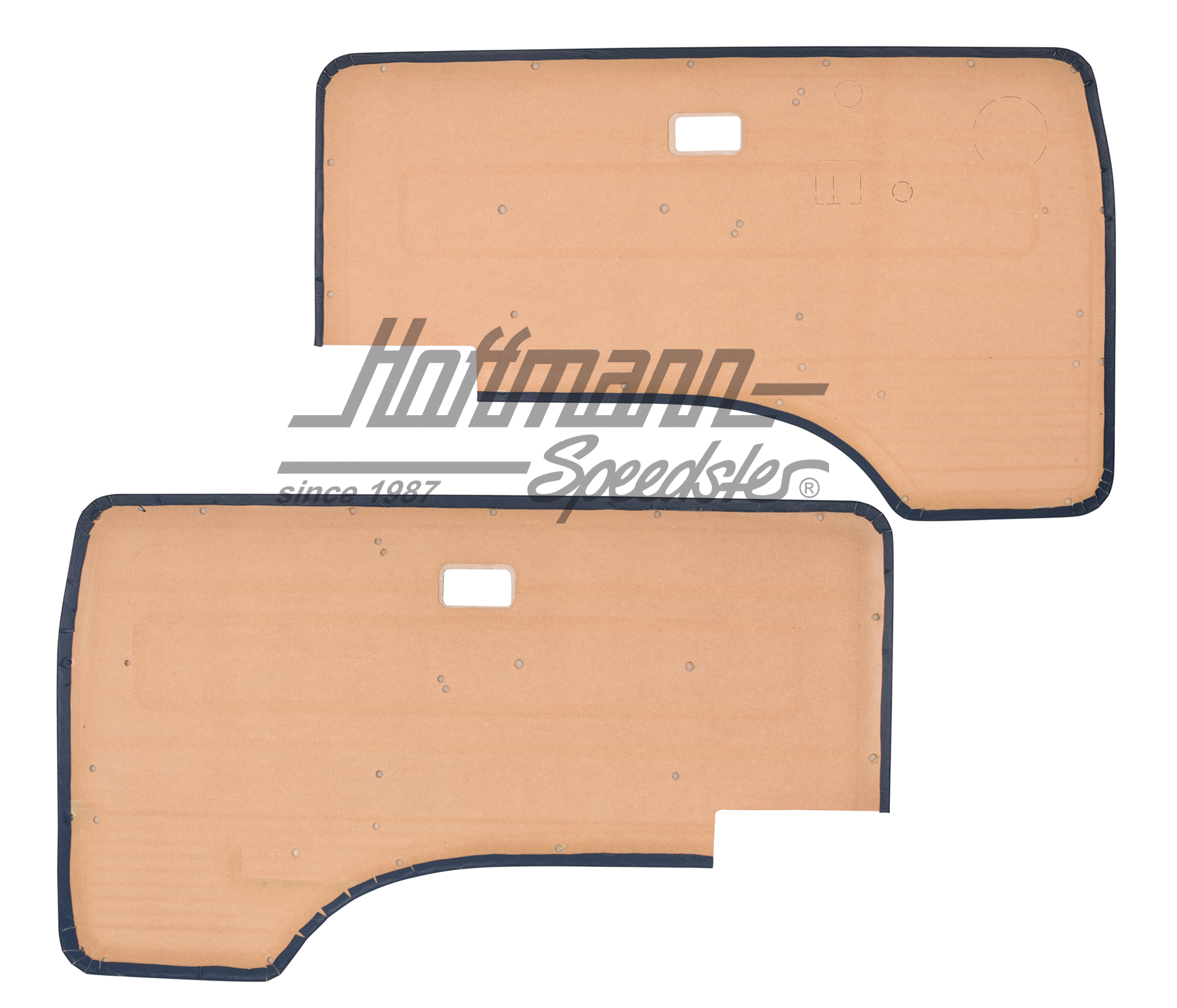 Door panels, front, Bus T3, blue                                                                    