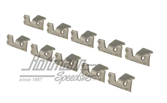 Moulding clamp, running-board, 10mm, set | 113 853 559 B  10ST. | 020-2100-15