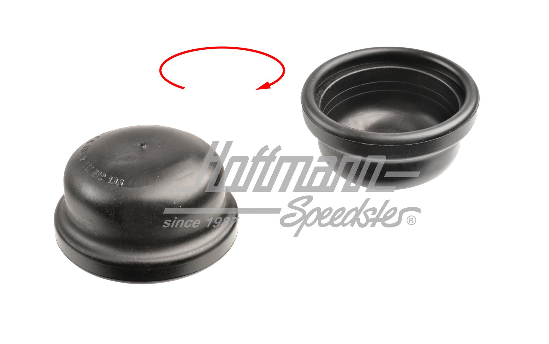 Cap, strut mount, upper, rear | 191 512 135 | 204-9633