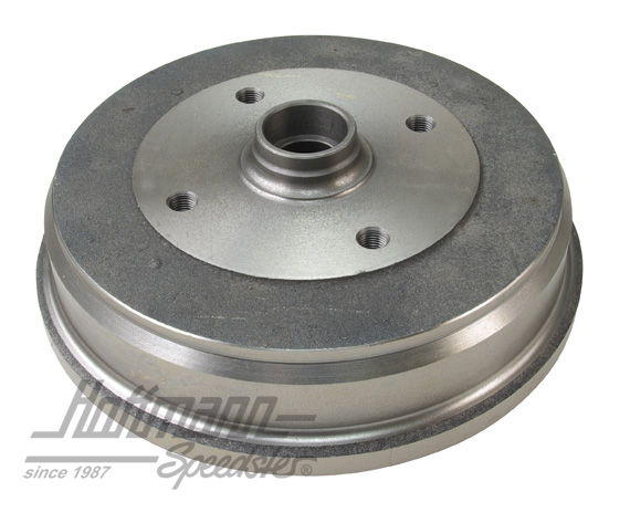 Brake drum, front, 4 holes/circle of holes 130, 1302/1303 | 113 405 615 H | 020-4003
