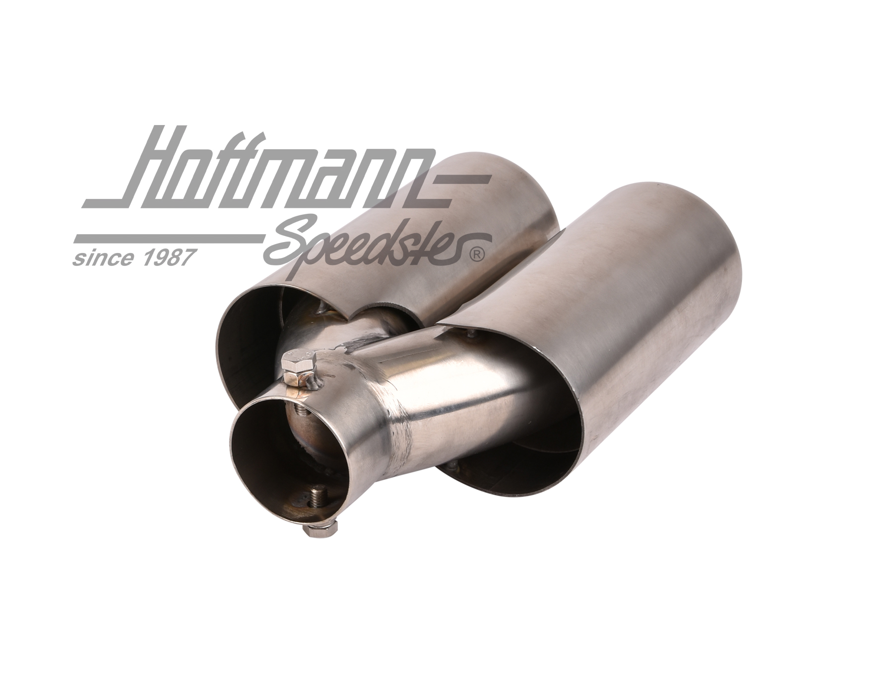 Double tailpipe, sports exhaust "Classic Style"                                                     