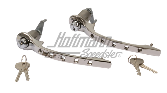 Door handles, 911/912, 65-67, keyed alike, Race | 901 531 061 20 | 511-0222
