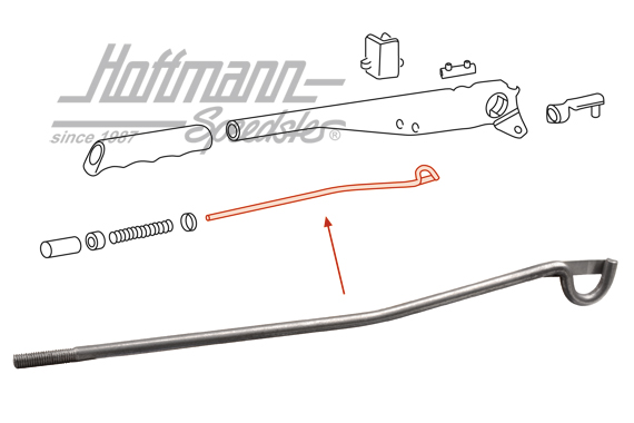 Pressure rod, hand-brake lever, 911/912/964                                                         