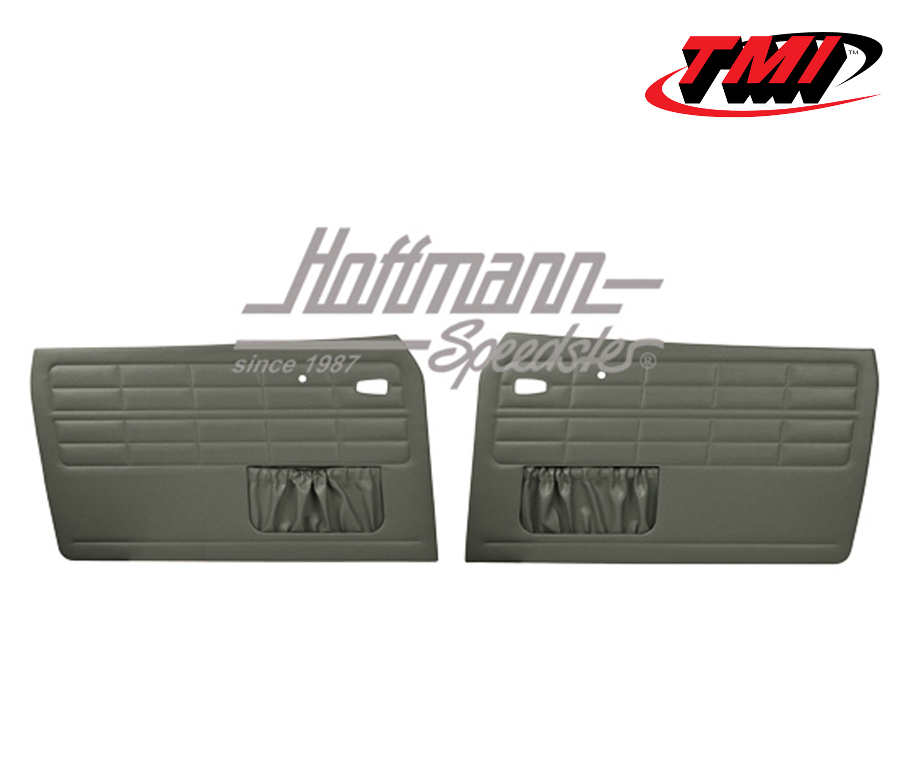 Door panels, Karmann Ghia, 8.63-, black | 10-1505-11 | 066-0022-01