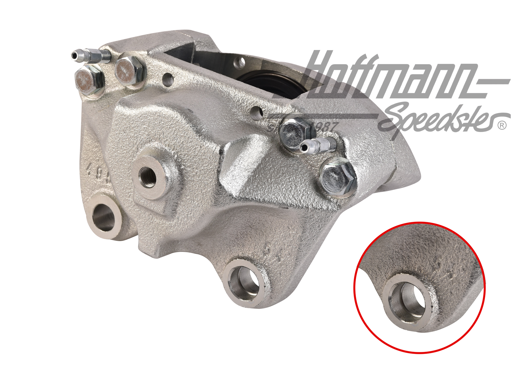 Brake caliper, 8.72-, left (parallel) | 211 615 107 | 090-2991-31