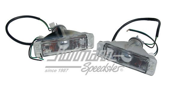 Turn indicator, straight, white/clear | TU 219535 | 020-4462-30