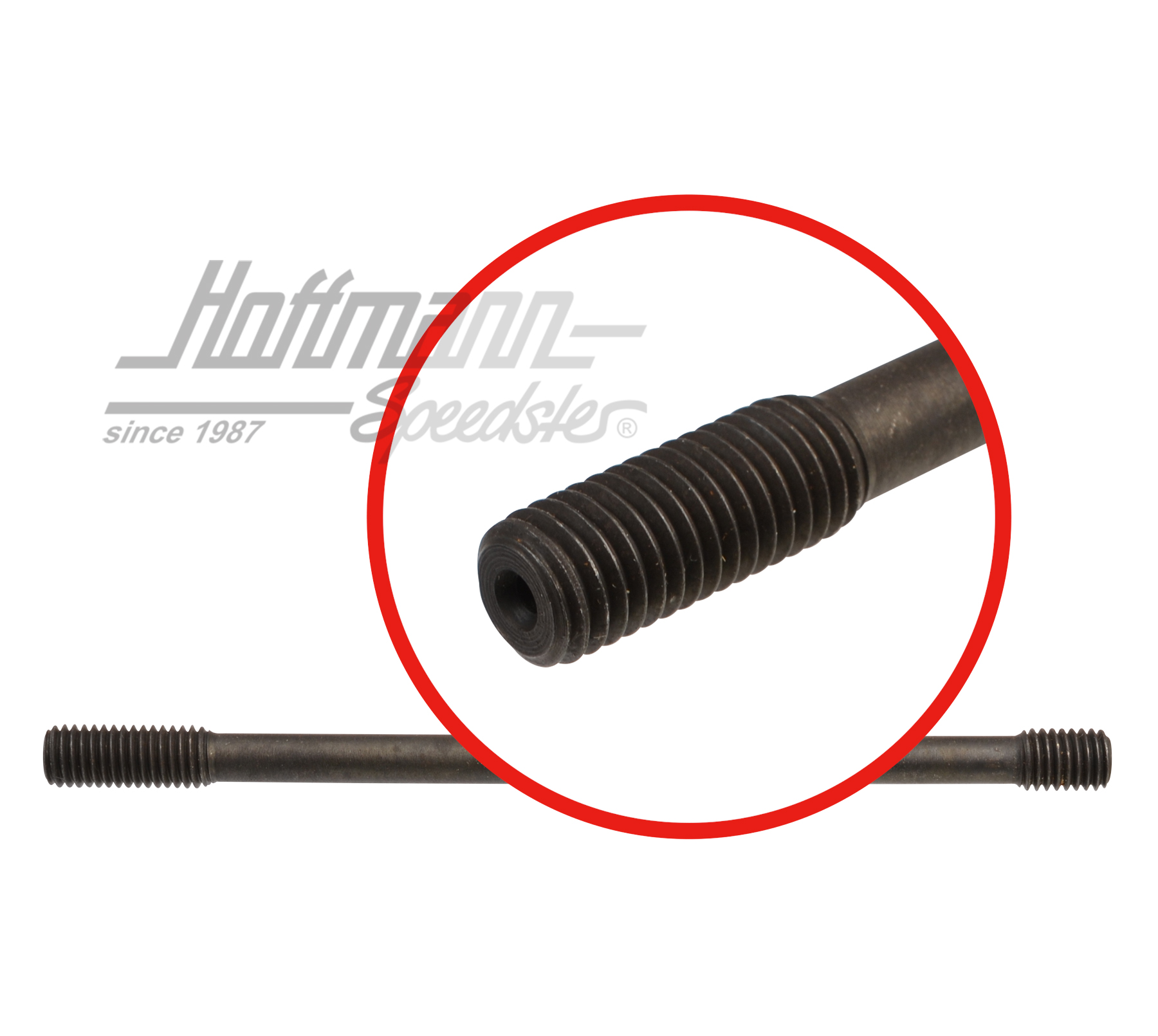 Stud, cylinder head, Porsche 356/912                                                                