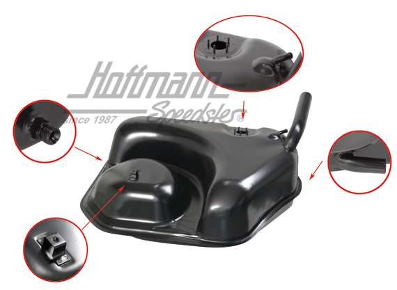 Fuel tank, 85L, Porsche 911, 74-89 | 930 201 010 02 | 530-2202