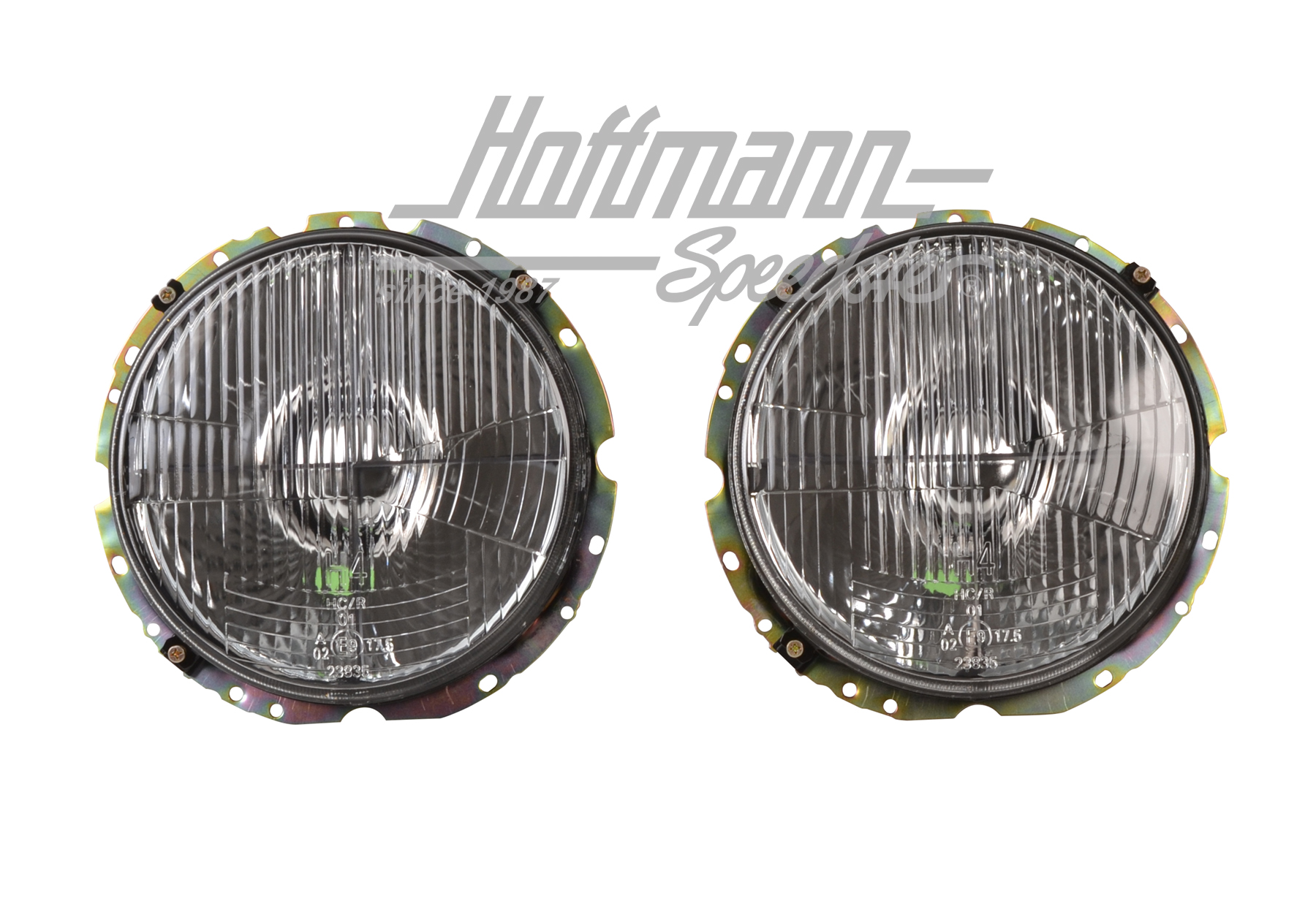 Headlight set, H4, 8.73-, reticle | 171 941 753 A  OE-CX | 020-4428-03