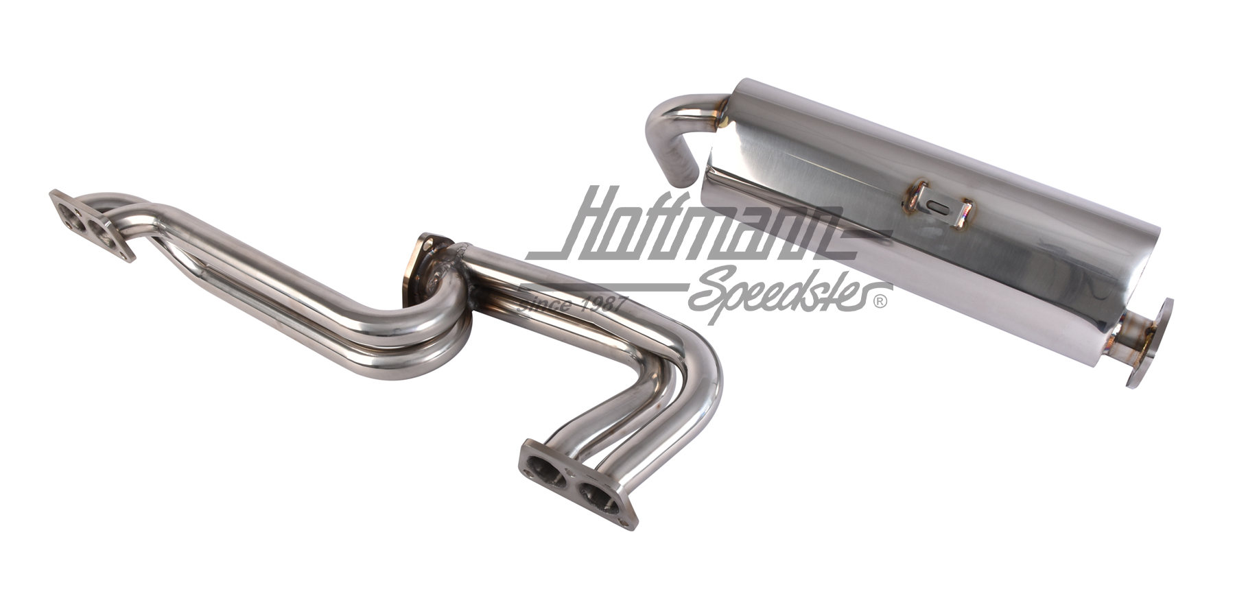 Sports exhaust, with performance collector, Type 4                                                  