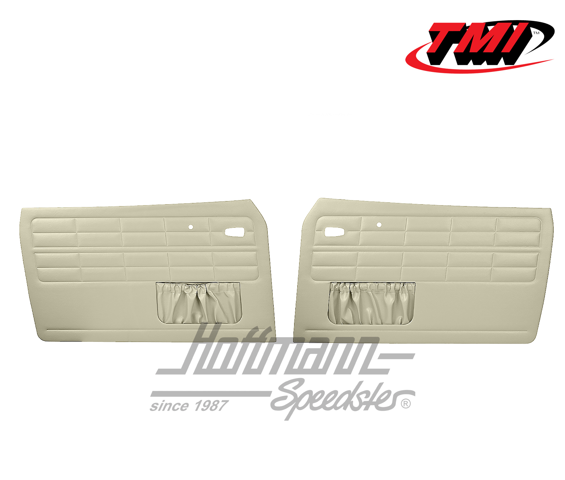 Door panels, Karmann Ghia, 8.63-, off-white | 10-1505-15 | 066-0022-04