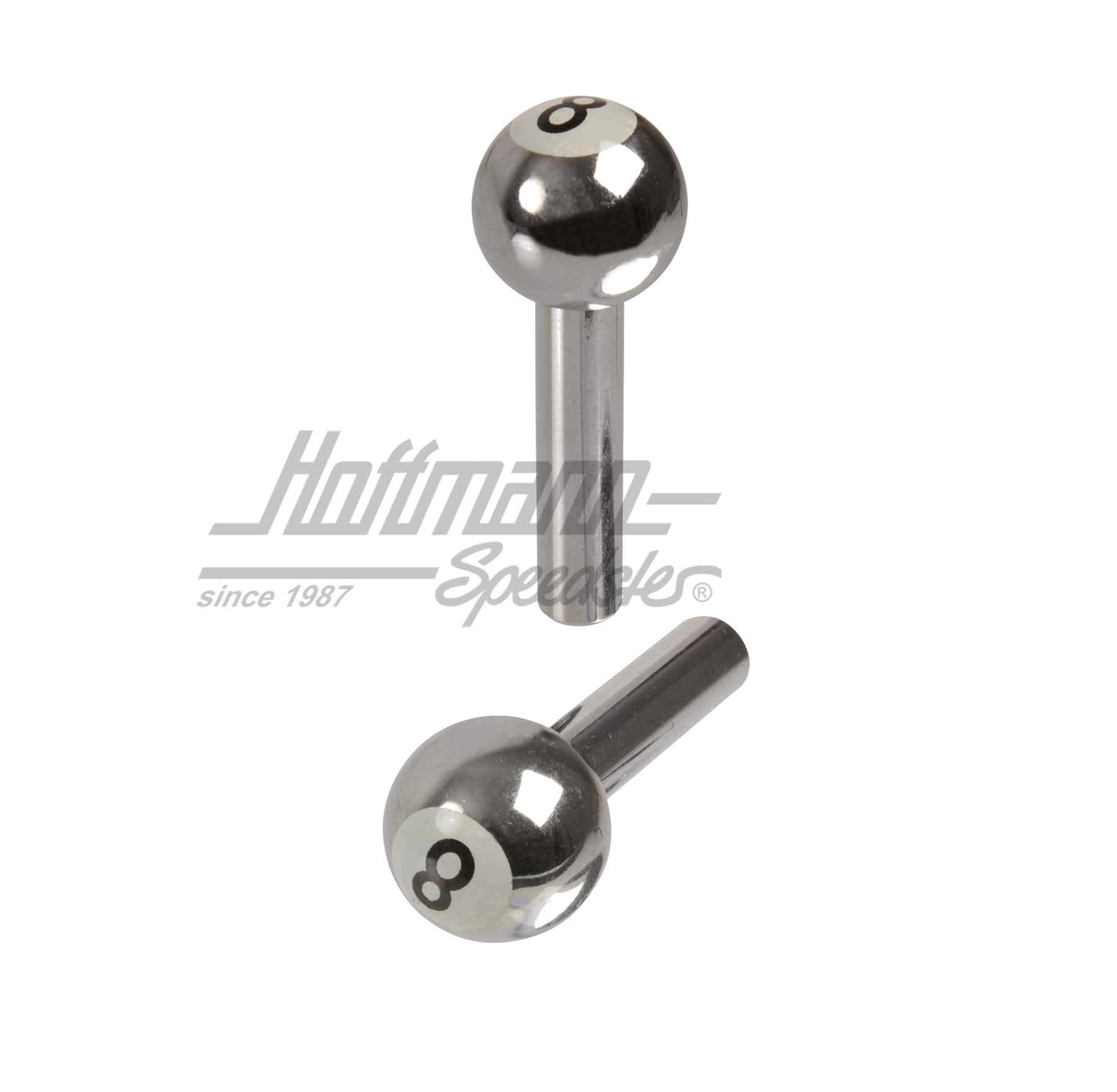 Door lock pulls, billard ball 8, chromed |  | 010-3106-33