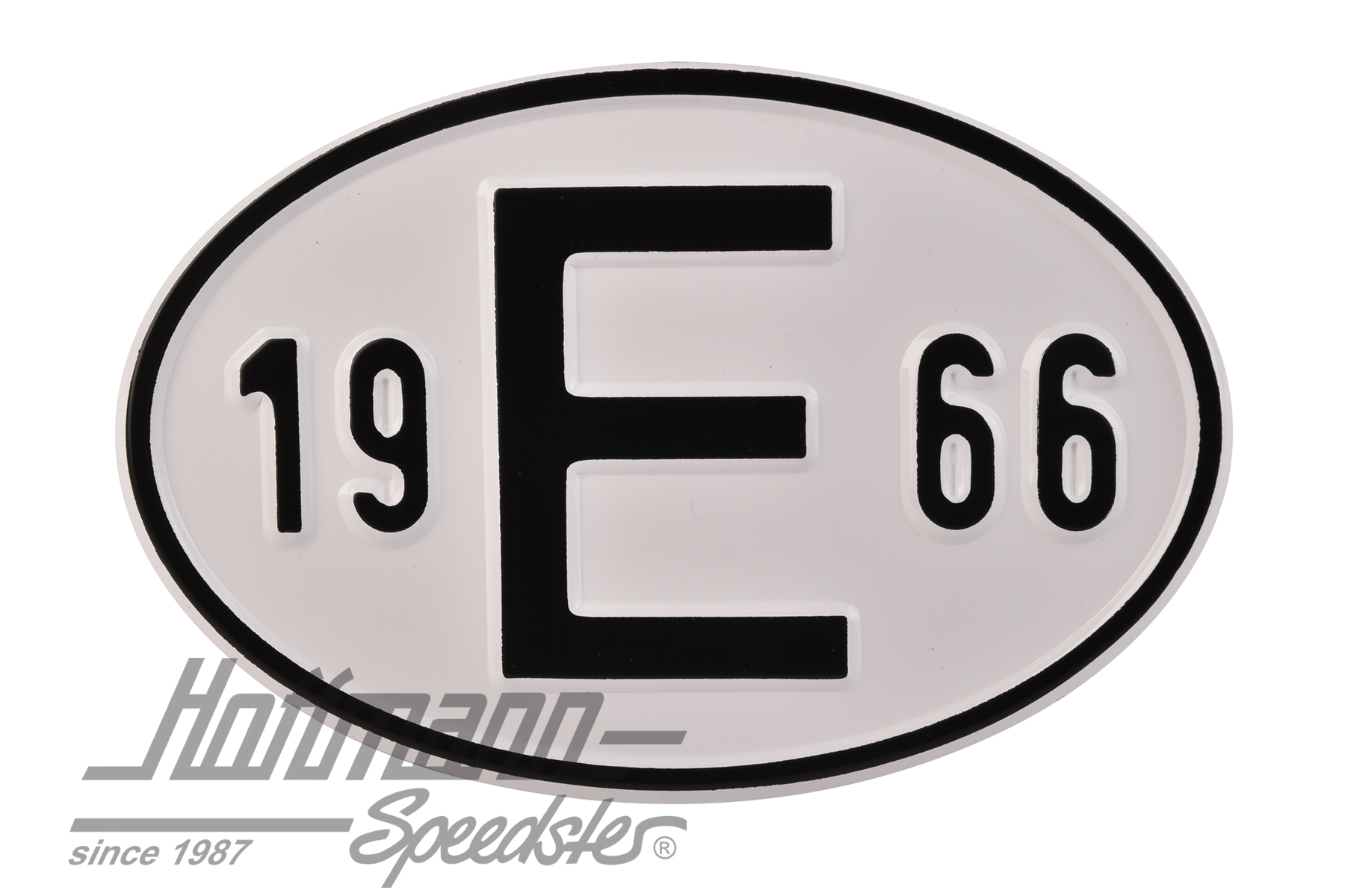 Nationality plate "E", alu, with year 1966 |  | 020-2403-66