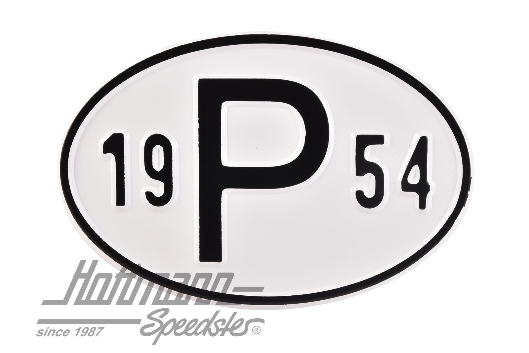 Nationality plate, alu, "P", with year 1954 |  | 020-2405-54