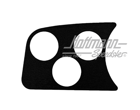 Trim grill, left, 3x52, black | --- --- --- | 010-2801-04