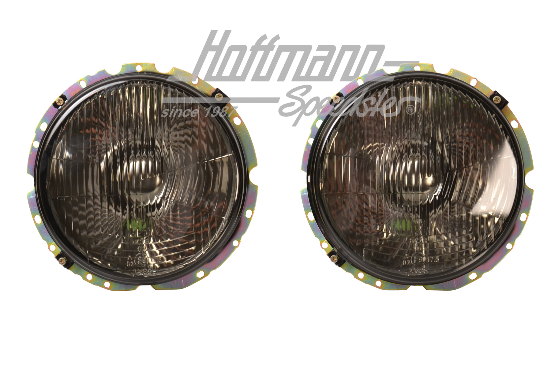Headlight set, H4, 8.73-, black | 171 941 753 A | 020-4428-05