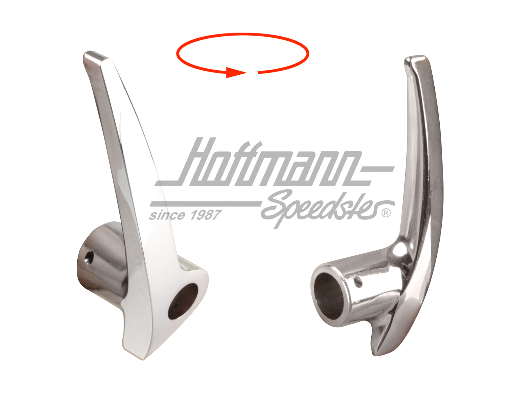 Latch, vent-window, chromed, left | 901 542 553 21 | 512-0208-11