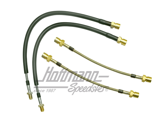 Brake hose set "Stahlflex", Bus T1 | VW 0115-4 | 089-2555