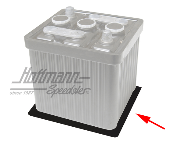 Battery mat, 200x300mm, black | ZVW113 | 020-1245-18